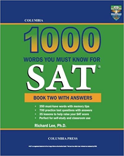 The 1000 most common SAT words